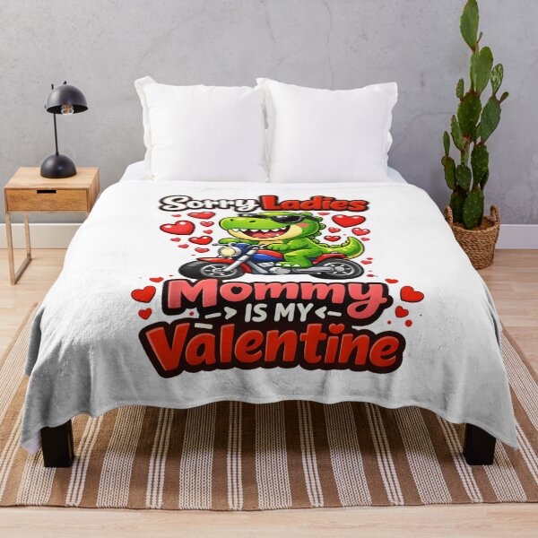 Item preview, Mommy is My Valentine – Cute Dinosaur Design designed and sold by JaaCreativeShop.