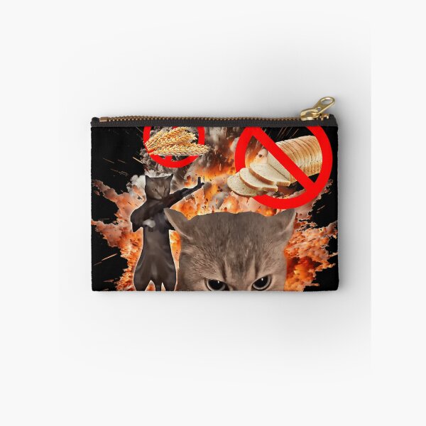 Item preview,  I Refuse To Tolerate Gluten Funny Cat Meme designed and sold by dalalelderini.