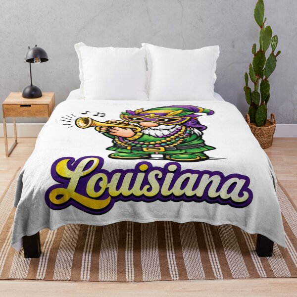 Item preview, Mardi Gras Gnome Playing Jazz Trumpet – Louisiana Celebration Art designed and sold by Moriarty's Digital Visions.