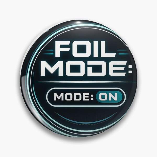 Item preview, FOIL MODE ON designed and sold by ChillCharmStudio.