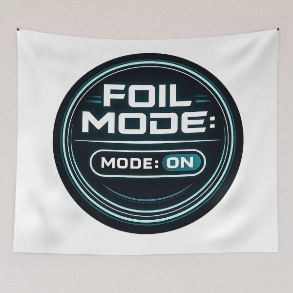 Item preview, FOIL MODE ON designed and sold by ChillCharmStudio.