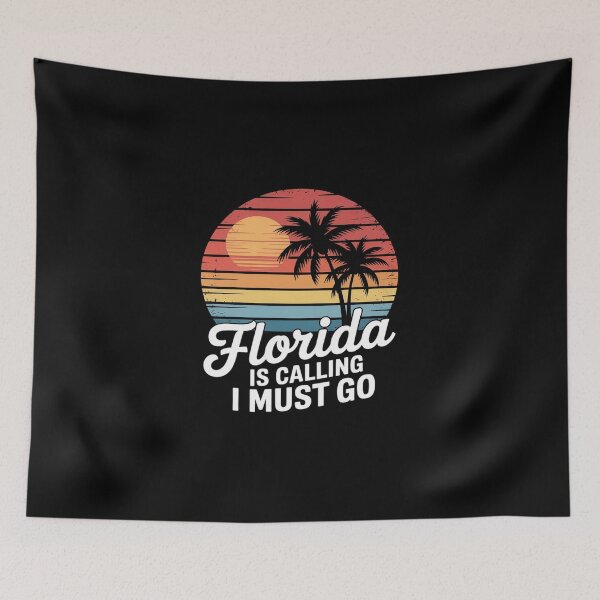 Item preview, Florida Is Calling And I Must Go Summer Vibes Florida  designed and sold by DigitaldeligArt.
