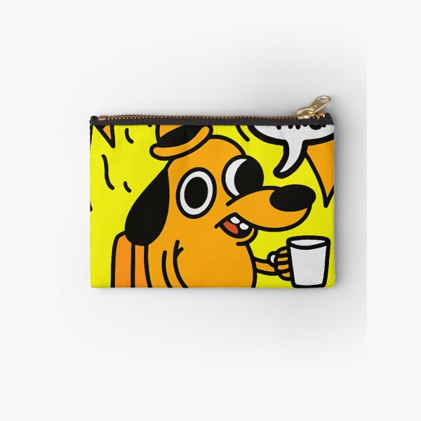 Item preview, This Is Fine Funny Meme designed and sold by dalalelderini.