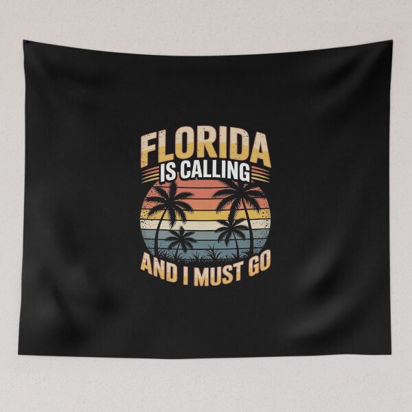 Item preview, Florida Is Calling Summer Cute Beaches Happy Last Day  designed and sold by DigitaldeligArt.