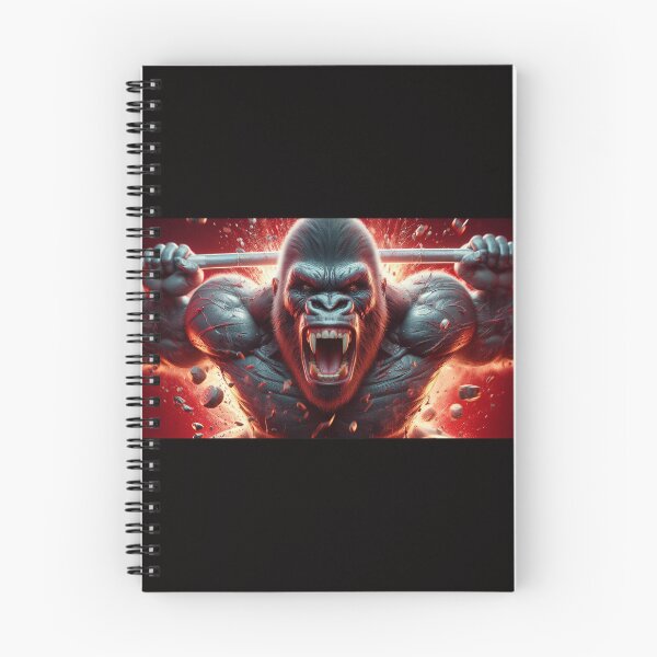 Item preview, Red Fire Gorilla Gym Motivation Beast Mode Workout designed and sold by GORILLA-GYM-FIT.