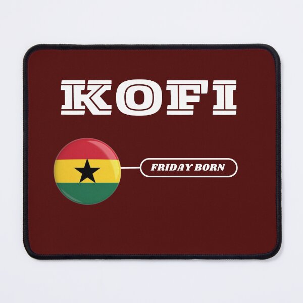 Item preview, Kofi T-shirt, apparel, Ghana name for male born on Friday. designed and sold by alphagrace.