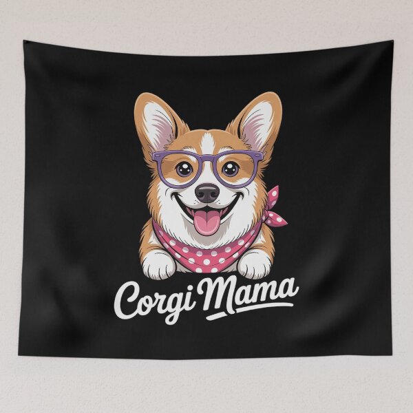 Item preview, Corgi Mom Love Corgis Corgi Mama T designed and sold by MarkLeedsArt.