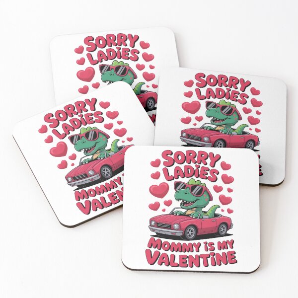 Item preview, Mommy is My Valentine – Dinosaur in Car Design designed and sold by JaaCreativeShop.
