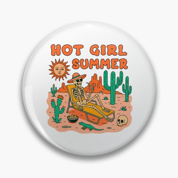 Item preview, Hot Girl Summer Skeleton Beach Vacation designed and sold by TeeARTHY.