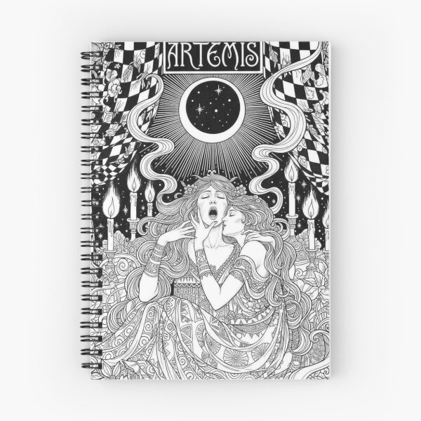 Item preview, Mythic Sapphic Tarot-style Line Art 7 designed and sold by NickWhittleArt.