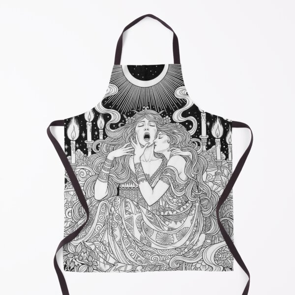 Item preview, Mythic Sapphic Tarot-style Line Art 7 designed and sold by NickWhittleArt.