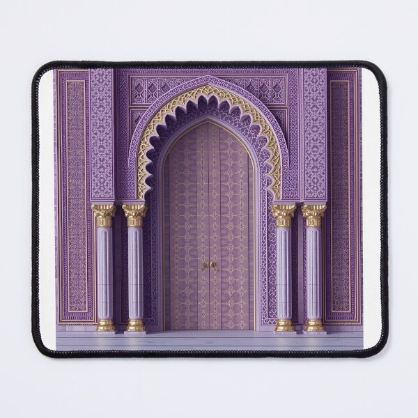 Item preview, Purple Moroccan Arch Doorway Illustration  designed and sold by eden2114.