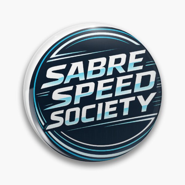 Item preview, SABRE SPEED SOCIETY designed and sold by ChillCharmStudio.