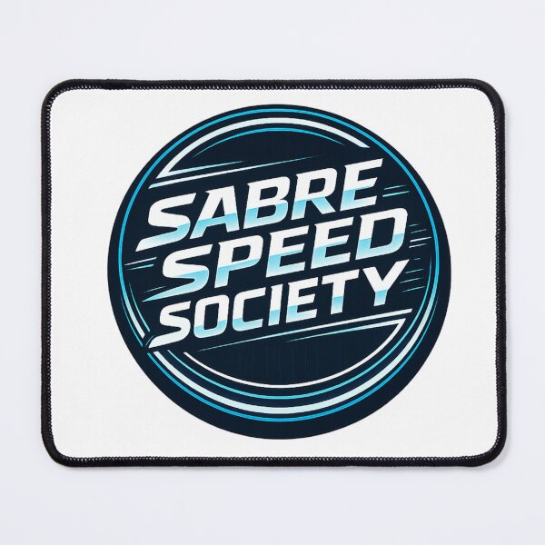 Item preview, SABRE SPEED SOCIETY designed and sold by ChillCharmStudio.