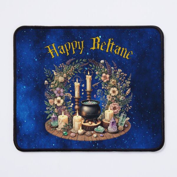 Item preview, Beltane Cauldron Ritual with Candles and Spring Flowers designed and sold by MysticOzzy.