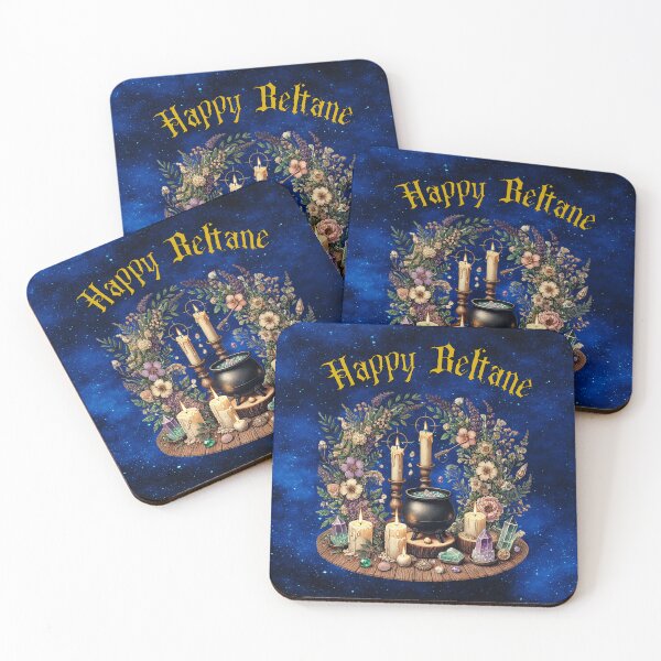 Item preview, Beltane Cauldron Ritual with Candles and Spring Flowers designed and sold by MysticOzzy.