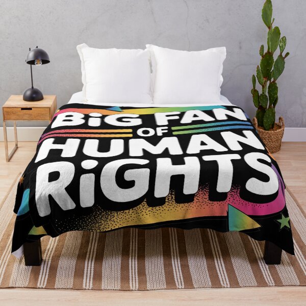 Item preview, Big Fan of Human Rights designed and sold by Jacky-Design.
