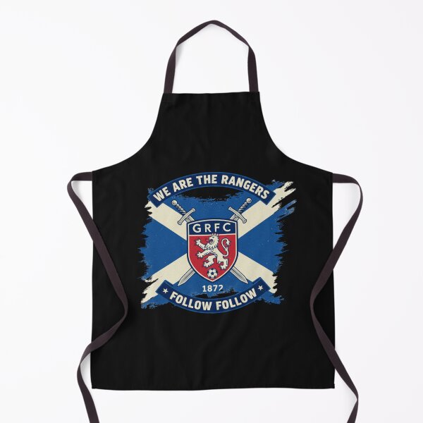 Item preview, Glasgow Rangers Football Club Crest Scotland Flag Retro Poster Sticker designed and sold by TshirtAlles .