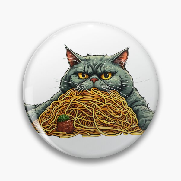 Item preview, Noodle Overload Cat designed and sold by Pixelzo.