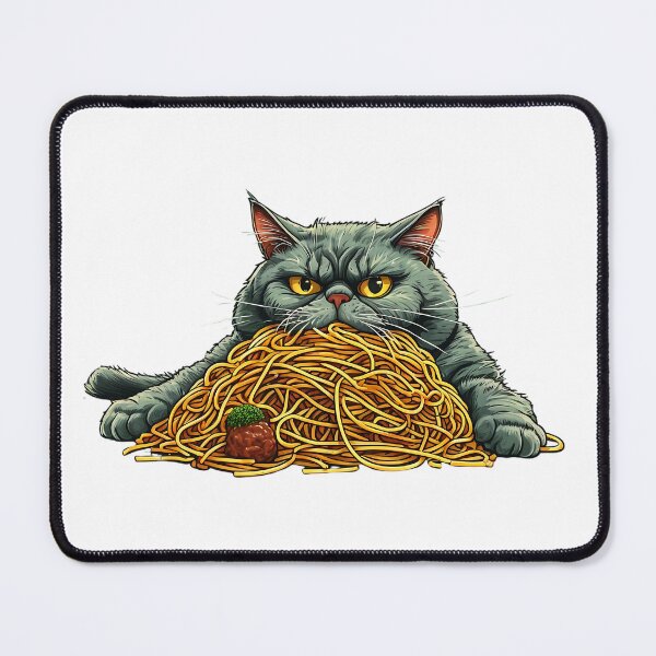 Item preview, Noodle Overload Cat designed and sold by Pixelzo.