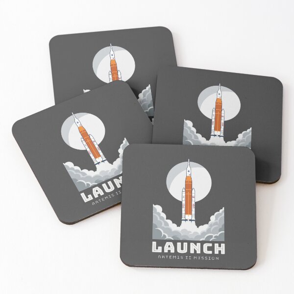 Item preview, Artemis II #33 Mission Launch SLS Rocket Space Vector Art designed and sold by KiwiRider.