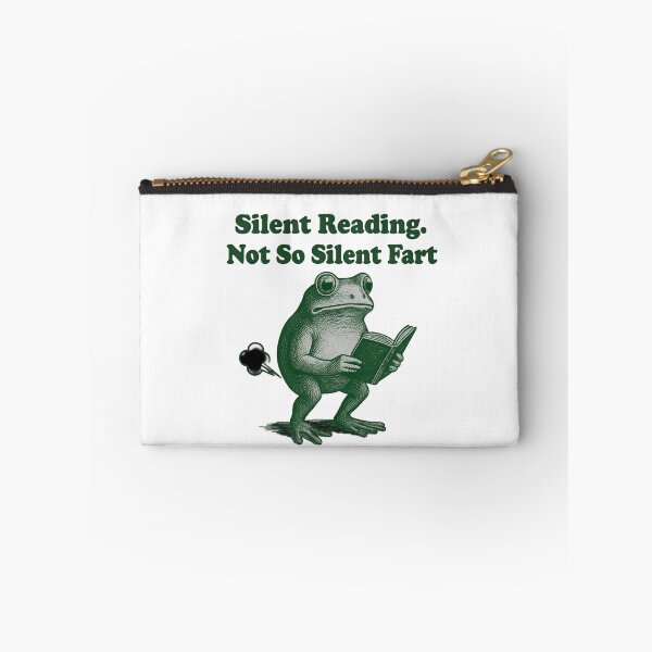 Item preview, Silent Reading Not So Silent Fart Funny Design For Book Lover  designed and sold by Thread&Fable.