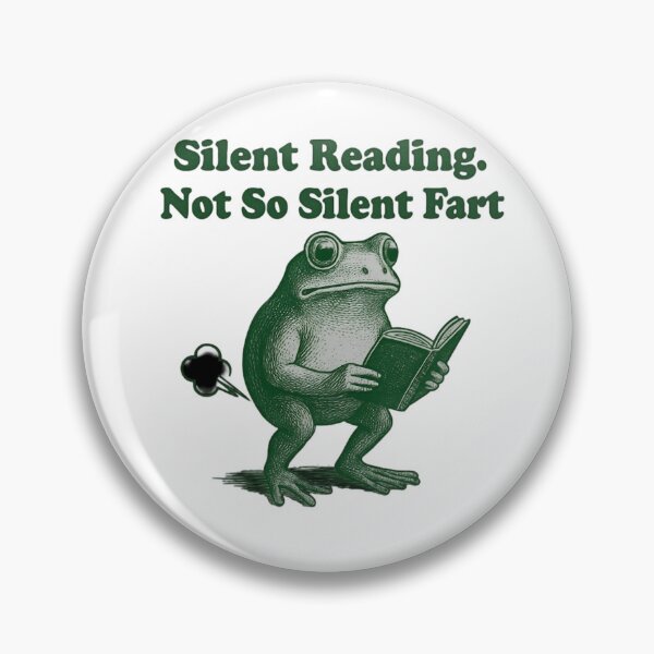 Item preview, Silent Reading Not So Silent Fart Funny Design For Book Lover  designed and sold by Thread&Fable.