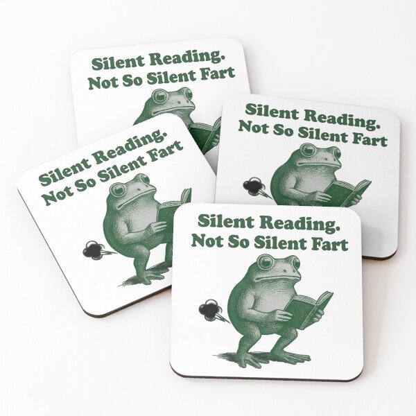 Item preview, Silent Reading Not So Silent Fart Funny Design For Book Lover  designed and sold by Thread&Fable.