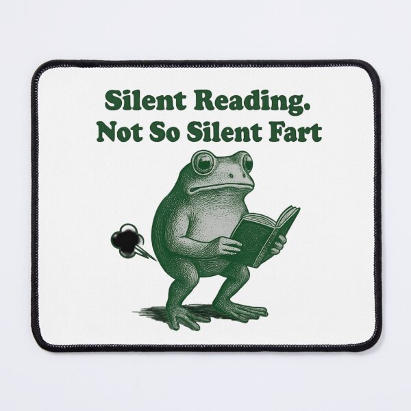 Item preview, Silent Reading Not So Silent Fart Funny Design For Book Lover  designed and sold by Thread&Fable.