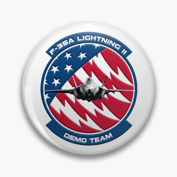 Item preview, United States Air Force F-35A Lightning II Demo Team Emblem designed and sold by CharlieDesings.