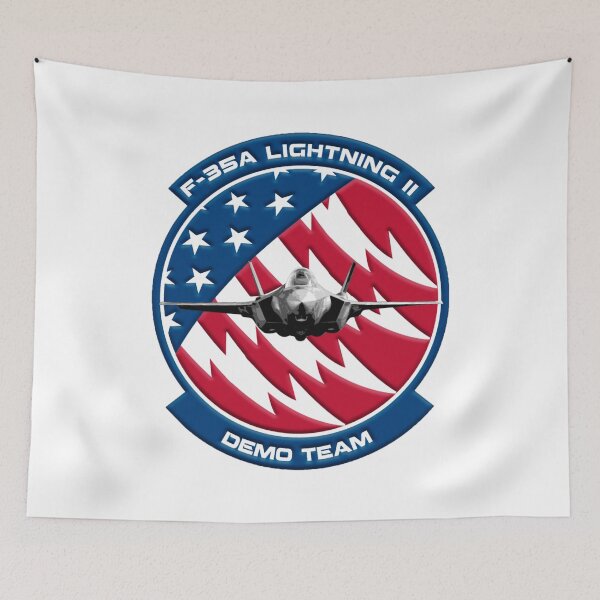 Item preview, United States Air Force F-35A Lightning II Demo Team Emblem designed and sold by CharlieDesings.