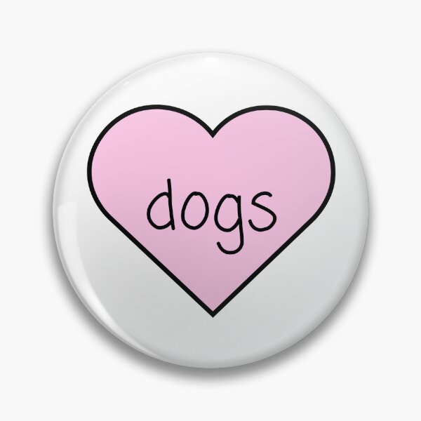 Item preview, Perros con corazón rosa | Diseños de animales en tonos pastel designed and sold by Cats of the Kat.