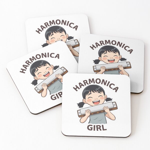 Item preview, Harmonica Girl, Music Lover  designed and sold by sz0g0.