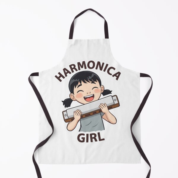 Item preview, Harmonica Girl, Music Lover  designed and sold by sz0g0.