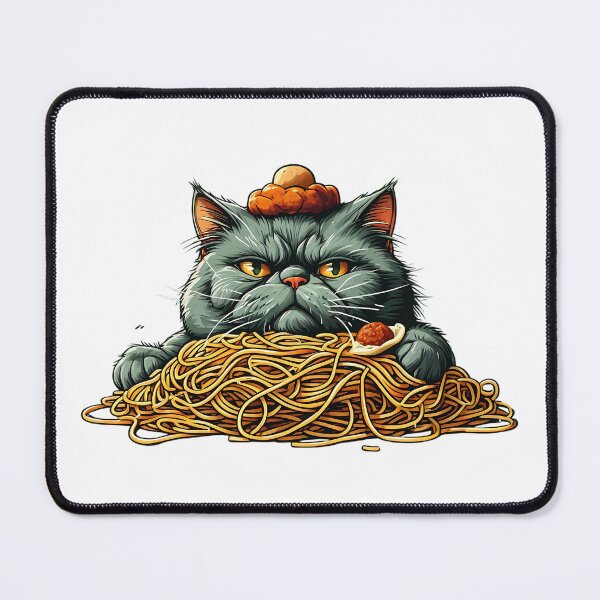 Item preview, Noodle Overload Cat designed and sold by Pixelzo.