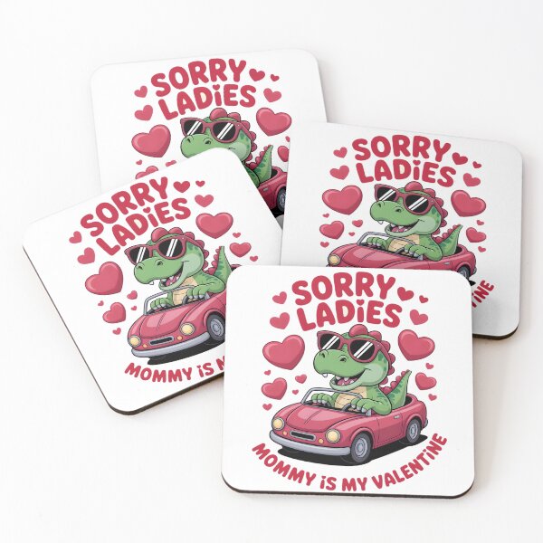 Item preview, Mommy is My Valentine – Dinosaur in Car designed and sold by JaaCreativeShop.