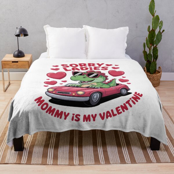 Item preview, Mommy is My Valentine – Dinosaur in Car designed and sold by JaaCreativeShop.