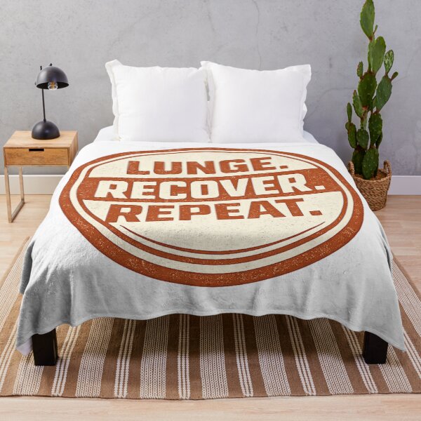 Item preview, LUNGE. RECOVER. REPEAT. designed and sold by ChillCharmStudio.