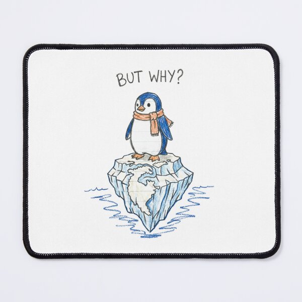 Item preview, Nihilist Penguin But Why Hand Draw Meme designed and sold by Oniyasha.