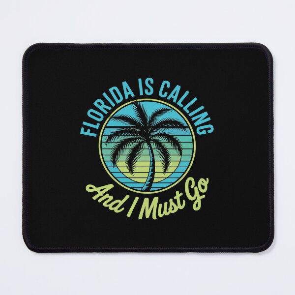Item preview, Florida Is Calling I Must Go Green Palm Tree Summer Beach  designed and sold by DigitaldeligArt.