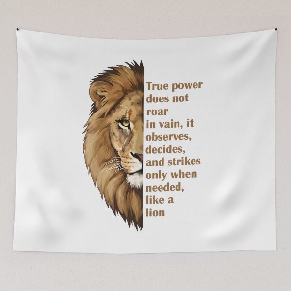 Item preview, Lion Wisdom: True Power Motivational designed and sold by Mary Ney.