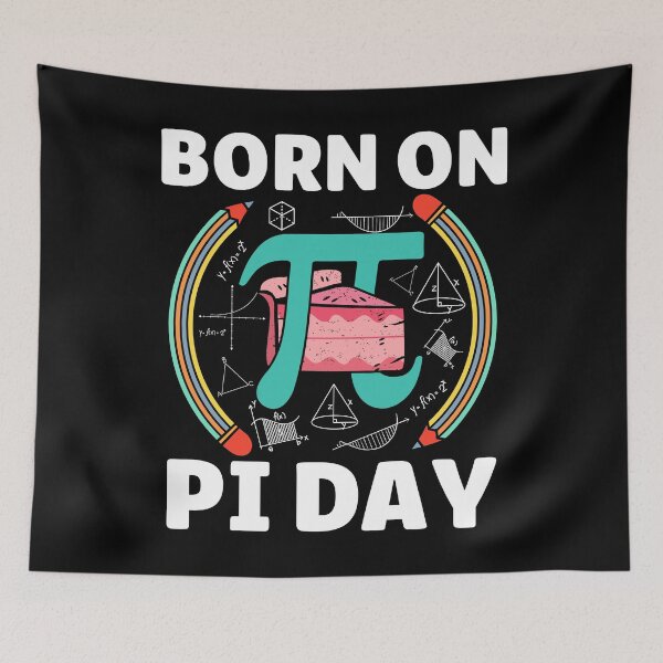 Item preview, Born on Pi Day Math Birthday designed and sold by KroghDs.