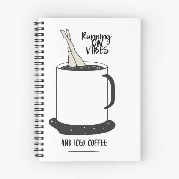 Item preview, Running On Vibes And Iced Coffee designed and sold by Zoaluxe.