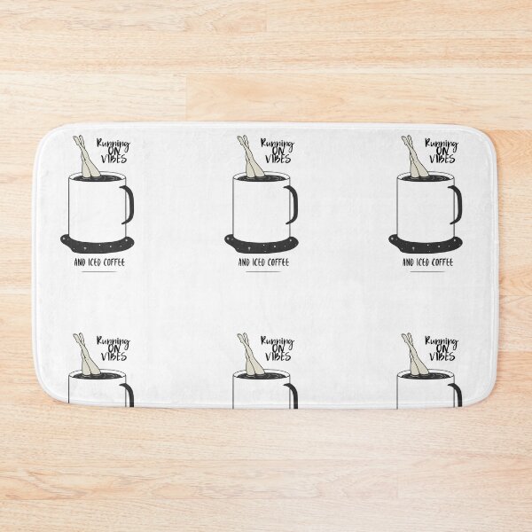 Item preview, Running On Vibes And Iced Coffee designed and sold by Zoaluxe.
