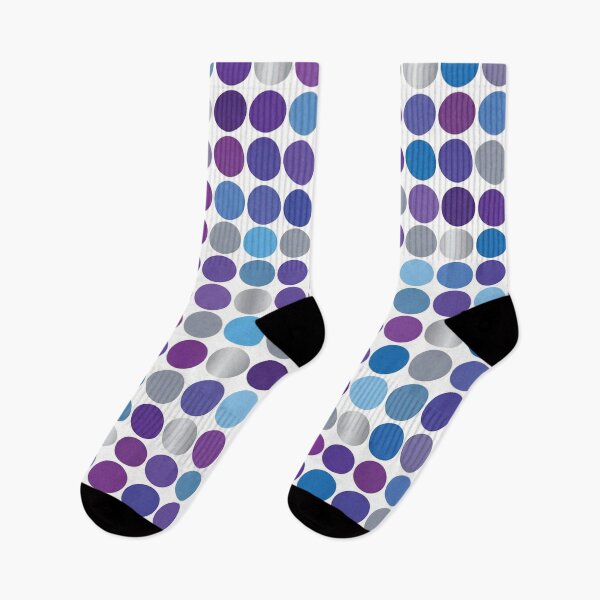 Item preview, Minimalist Purple and Blue Geometric Circle Mosaic designed and sold by DGtaLrtcom.