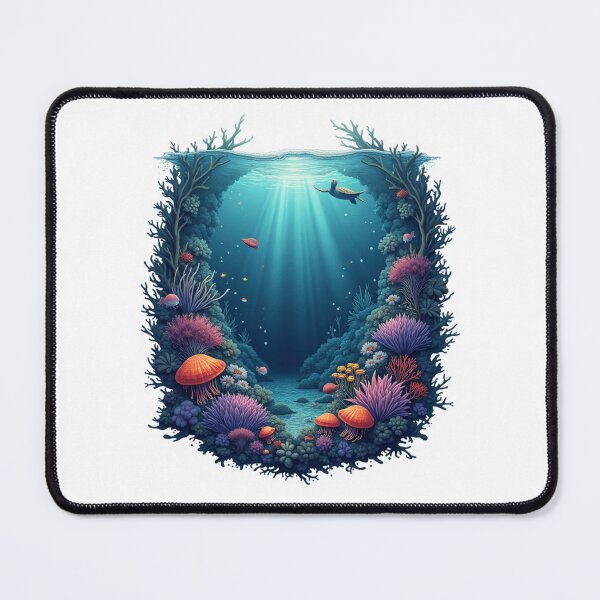 Item preview, Deep Sea Coral Reef Underwater Sanctuary designed and sold by Posiheal26.