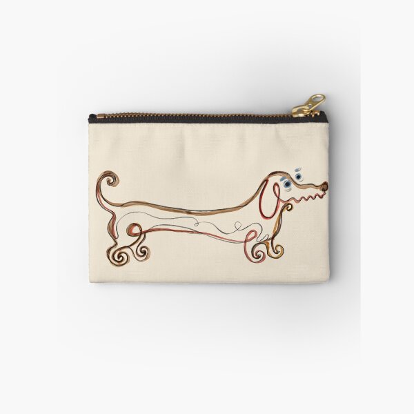 Item preview, Surrealist Dachshund Line Art - Whimsical Abstract Dog designed and sold by iPrintPaws.