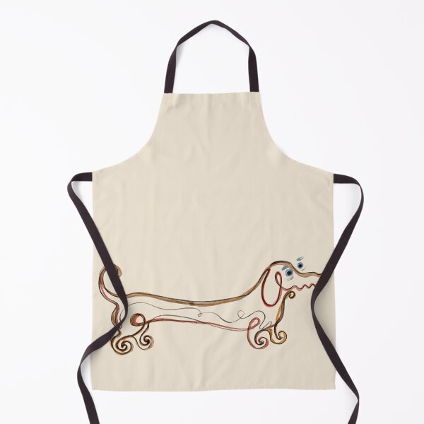 Item preview, Surrealist Dachshund Line Art - Whimsical Abstract Dog designed and sold by iPrintPaws.