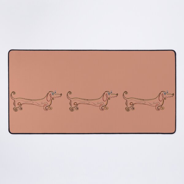 Item preview, Surrealist Dachshund Line Art - Whimsical Abstract Dog designed and sold by iPrintPaws.