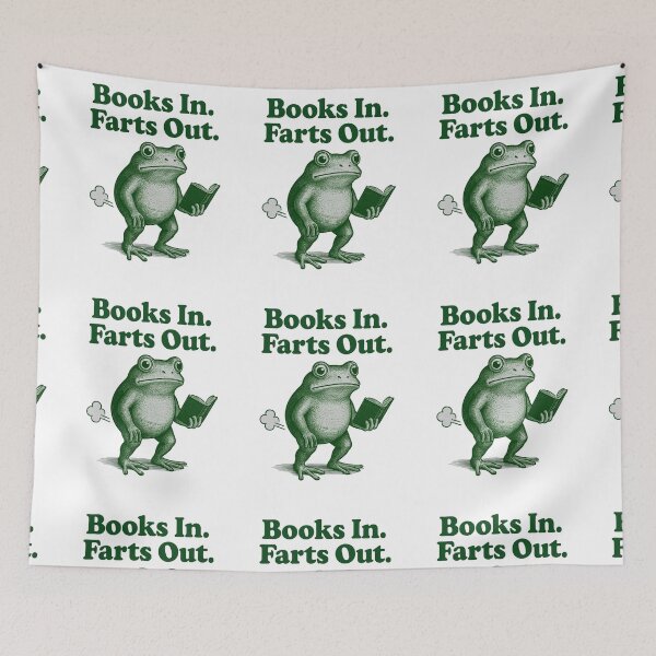 Item preview, Books In Farts Out Funny Design For Book Lover  designed and sold by Thread&Fable.